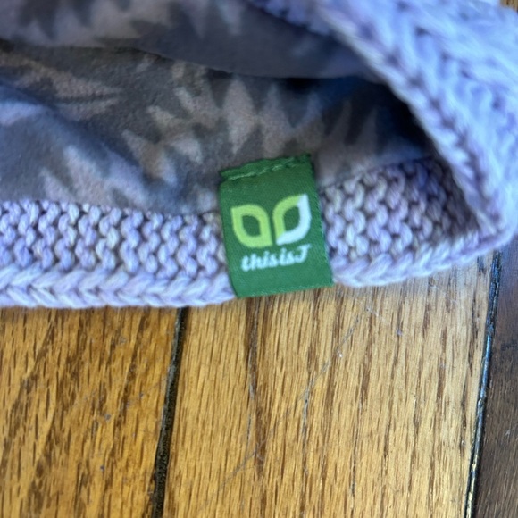 This is J Reversible knit headband, One Size - Picture 7 of 8